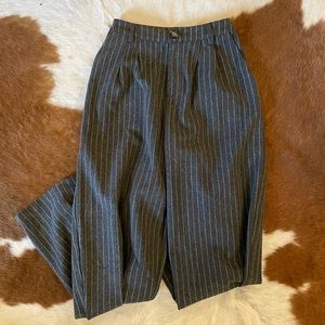 mischa wide leg trouser in charcoal